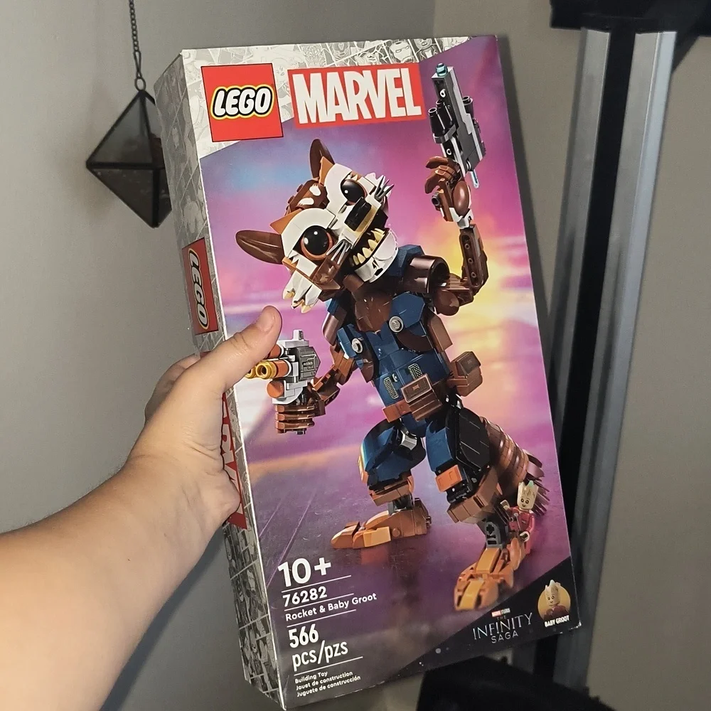 LEGO Marvel Rocket Raccoon Buildable Set - Brown and Blue